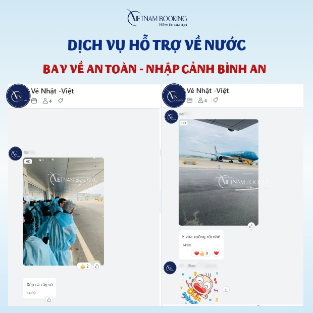 vé máy bay quốc tế về Việt Nam