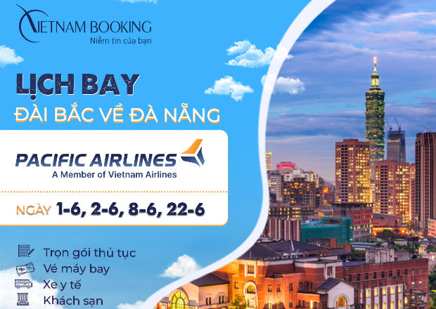 Chuyến bay charter từ Đài Loan về Việt Nam | Lịch bay mới nhất
