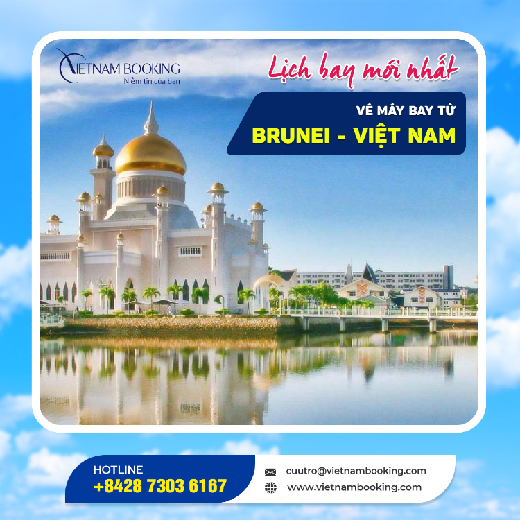 Vé máy bay từ Brunei về Việt Nam