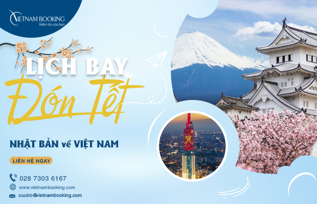 Vé máy bay từ Nhật Bản về Việt Nam, đã có chuyến bay tháng 1/2022
