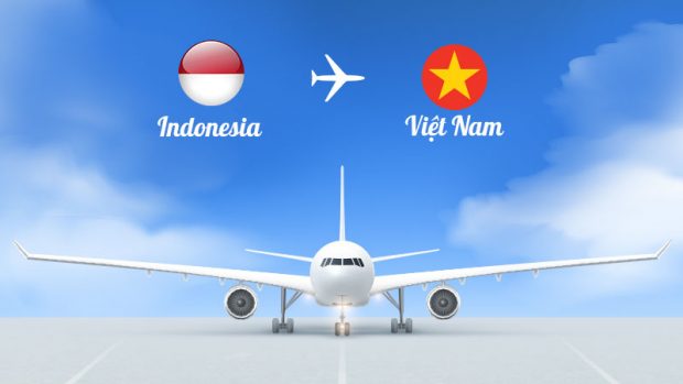 Mua vé máy bay từ Indonesia về Việt Nam