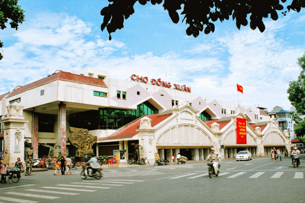 địa điểm du lịch Hà Nội chợ Đồng Xuân