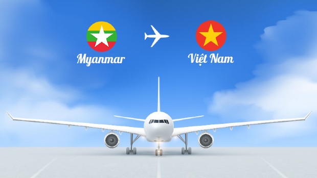 Vé máy bay từ Myanmar về Việt Nam giá rẻ