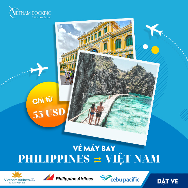 Vé máy bay từ Philippines về Việt Nam giá rẻ