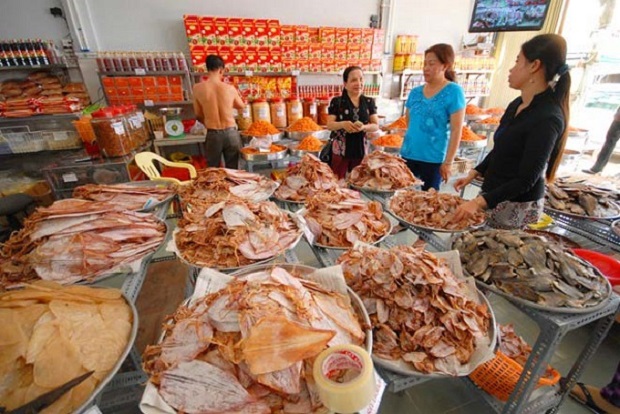 kinh nghiệm du lịch Nha Trang hải sản khô