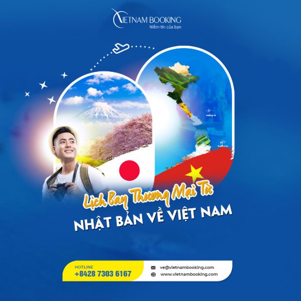 Vé máy bay từ Nhật Bản về Việt Nam – Đặt vé ngay để nhận ưu đãi