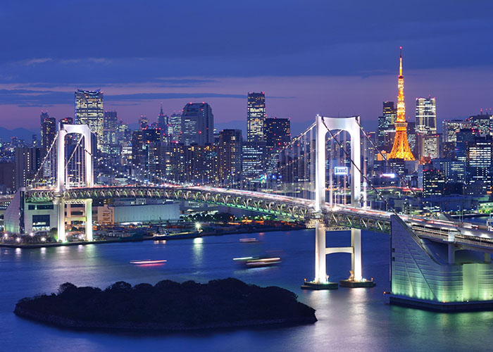Cầu rainbow top 9 điểm checkin đẹp nhất tokyo  japan airlines