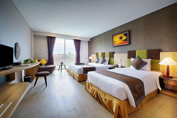 Phòng ngủ ở khách sạn Mường Thanh Holiday Mũi Né